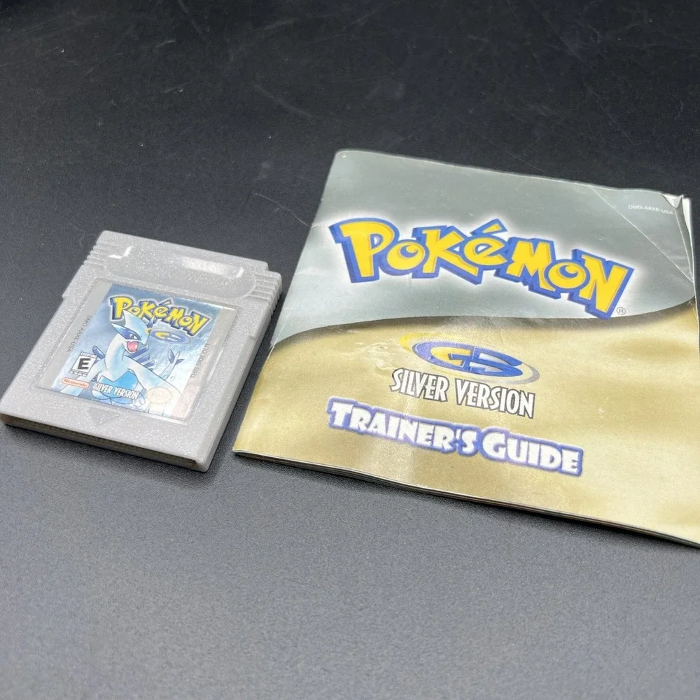 Pokemon Silver Version Gameboy Color Authentic